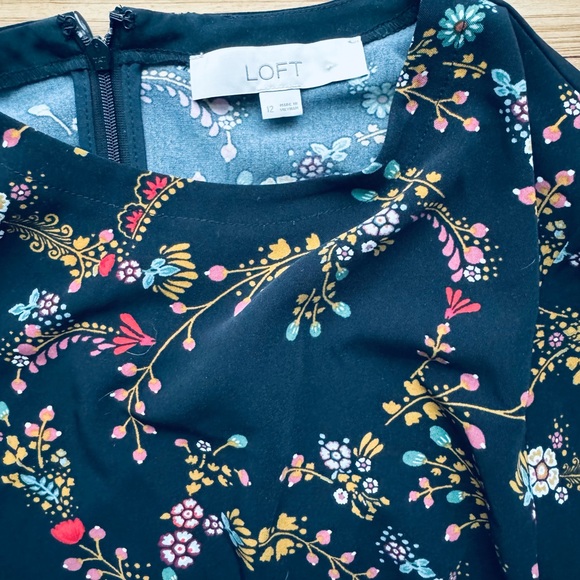 LOFT Women’s Floral Boho Dress 12 - Picture 6 of 8